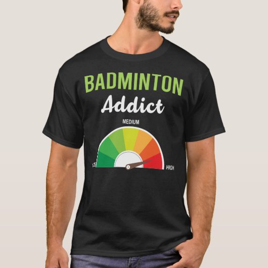 SuchtBadminton T-Shirt (Vorderseite)