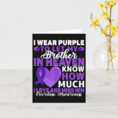 Suchtbewusstsein Drogensucht Überdosierung Awaren Karte (Gelbe Blume)