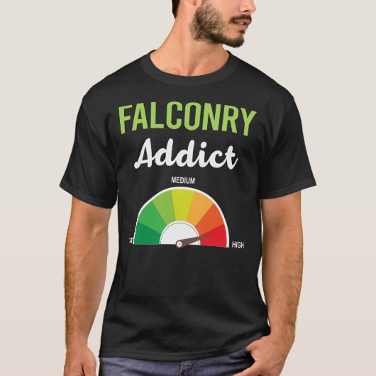 Suchtfalconry Falconer T-Shirt (Vorderseite)