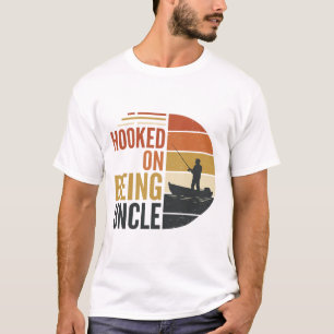Süchtig aufs Onkel-Angeln Vintage-Grafik_1 T-Shirt