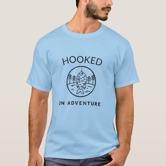Süchtig nach Abenteuer T-Shirt (Vorderseite)