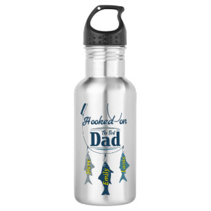 Süchtig nach dem besten Papa   Personalisierter An Edelstahlflasche