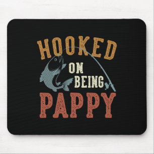 Süchtig Nach Dem Papa-Fischfang Am Vatertag Papa Mousepad