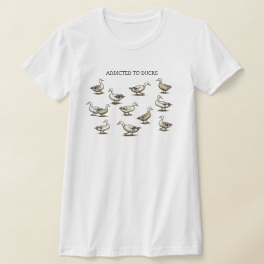 Süchtig nach Enten T-Shirt (Ablage )