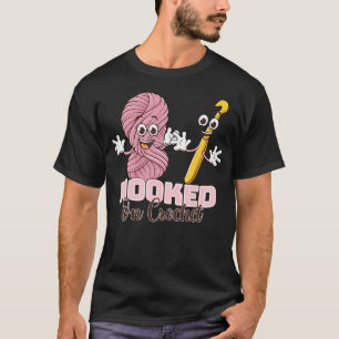 Süchtig Nach Häkeln Cute Häkeln Stricken Hobby T-Shirt