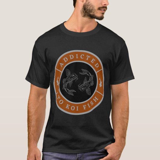 Süchtig nach Koi-Fischen T-Shirt (Vorderseite)