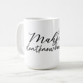 Süchtig nach Mahjong Tasse (Vorderseite Links)