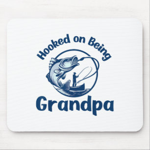 Süchtig nach Opa-Angeln Mousepad