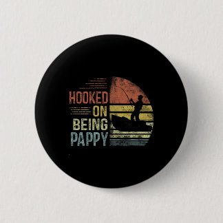 Süchtig Nach Papa-Fischgeschenken Papa Vatertag Button