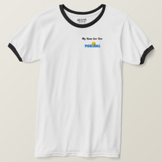 Süchtig nach Pickleball - Herren T-Shirt (Design vorne)