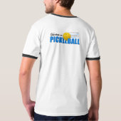 Süchtig nach Pickleball - Herren T-Shirt (Rückseite)