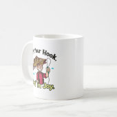 Süchtig nach Spaß Kaffeetasse (Vorderseite Links)