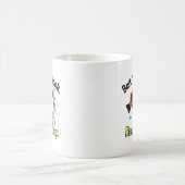 Süchtig nach Spaß Kaffeetasse (Mittel)