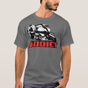 Süchtiger Renn-GP-Geschenk Sehr Lustig Motorrad Vi T-Shirt
