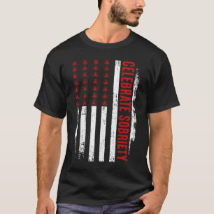Suchtüberwindung Alkoholabhängigkeit AA Genesung f T-Shirt