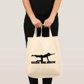 Suchvorgang-Balancen-Yoga-Geschenk Tragetasche (Vorderseite (Produkt))