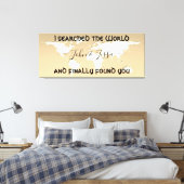 Suchwelt & Suche Sie Personalisierte WEDD Leinwanddruck (Insitu (Schlafzimmer))