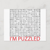 Suchwortpuzzle02 Postkarte (Vorderseite)