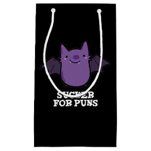 Sucker für Puns Funny Baby Bat Puff Dark BG Kleine Geschenktüte