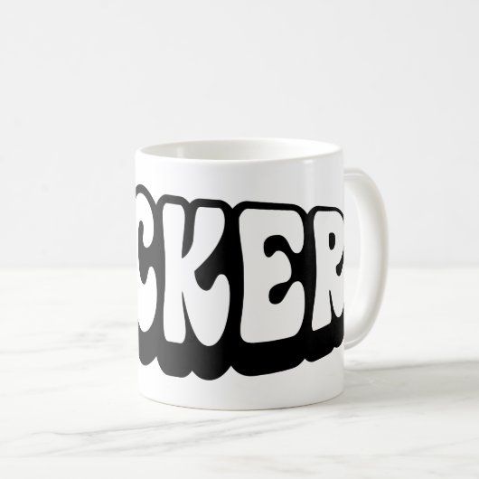 SUCKER KAFFEETASSE (VorderseiteRechts)