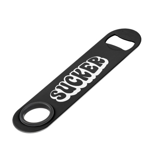 SUCKER SPEED FLASCHENÖFFNER (Vorderseite Schrägansicht)