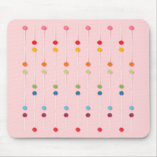 Suckers Lollypop Candy Rainbow Mousepad