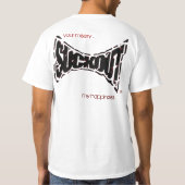 SUCKOUT Marke T-Shirt (Rückseite)