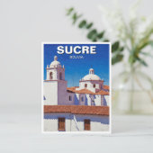 Sucre Bolivia Travel Postkarte (Stehend Vorderseite)