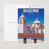Sucre Bolivia Travel Postkarte (Vorne/Hinten)