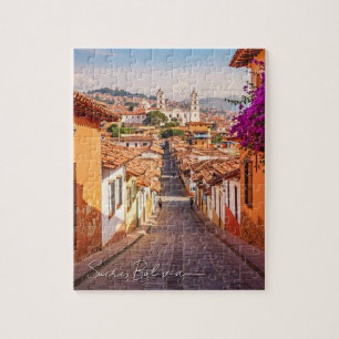 Sucre Bolivia Travel Watercolor Puzzle