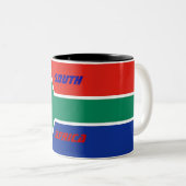 SÜD, AFRIKA ZWEIFARBIGE TASSE (VorderseiteRechts)