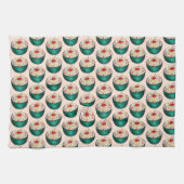 Süd Ambrosia Coconut Marshmallow Fruchtsalat Geschirrtuch (Horizontal)