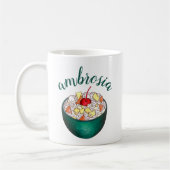 Süd Ambrosia Coconut Marshmallow Fruchtsalat Kaffeetasse (Links)