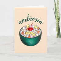 Süd Ambrosia Coconut Marshmallow Fruchtsalat