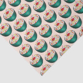 Süd Ambrosia Coconut Marshmallow Fruchtsalat Seidenpapier (Ausschnitt)