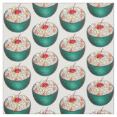 Süd Ambrosia Coconut Marshmallow Fruchtsalat Stoff (Muster)