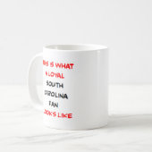 Süd-Carolina-Fan, treu Kaffeetasse (Vorderseite Links)