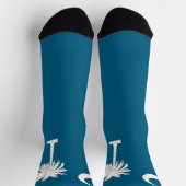 Süd-Carolina-Flagge Socken (Oben)