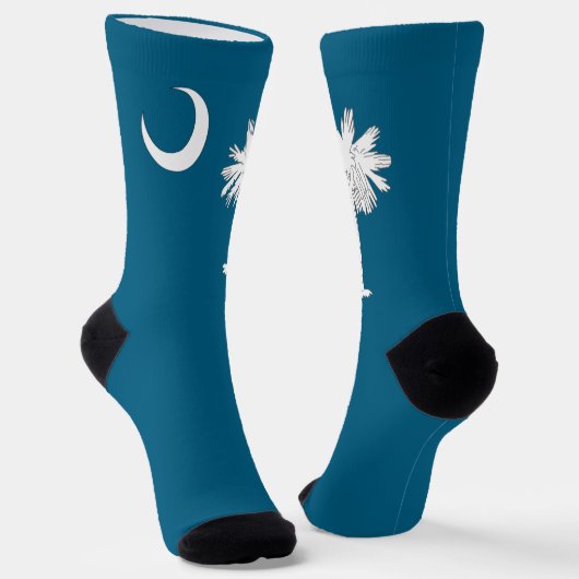 Süd-Carolina-Flagge Socken (Gewinkelt)