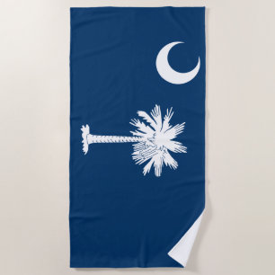 Süd-Carolina-Flagge Strandtuch