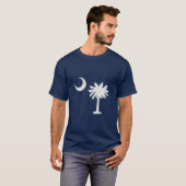 Süd-Carolina-Flagge T-Shirt (Vorne ganz)