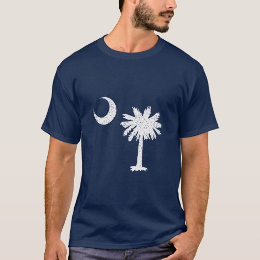 Süd-Carolina-Flagge T-Shirt (Vorderseite)