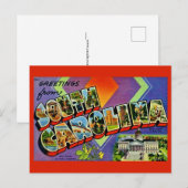 Süd-Carolina Grußpostkarte Postkarte (Vorne/Hinten)