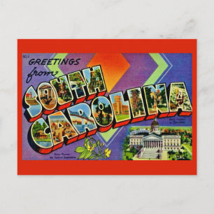 Süd-Carolina Grußpostkarte Postkarte