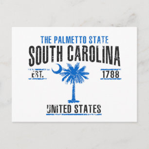 Süd-Carolina Postkarte