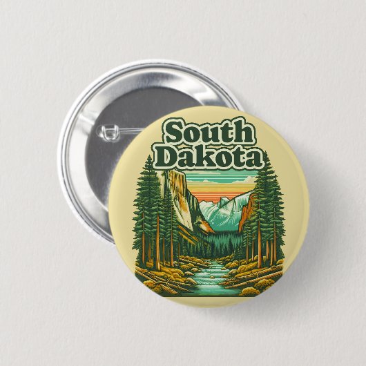 Süd-Dakota Button (Vorne & Hinten)