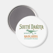 Süd-Dakota Magnet (Vorderseite/Rückseite)