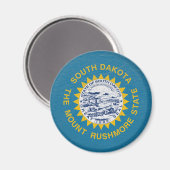 Süd-Dakota Magnet (Vorderseite/Rückseite)