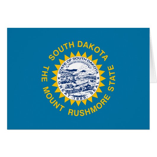Süd-Dakota-Staatsflagge (Vorderseite (Horizontal))