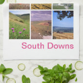 Süd-Downs Geschirrtuch (Gefaltet)